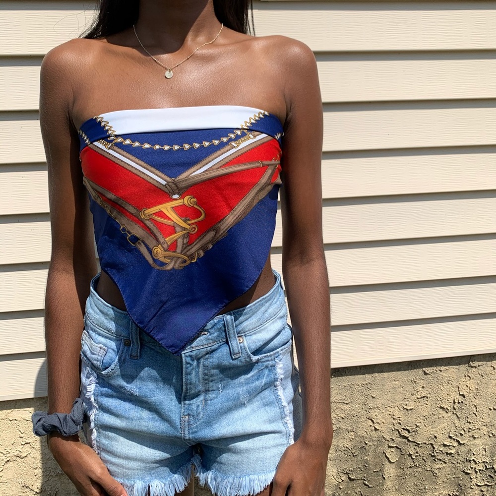 Vintage Scarf tops